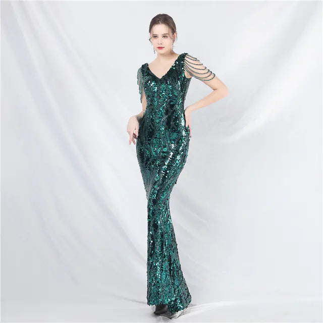 Elegant Women's Long Evening Dresses for Special Occasions