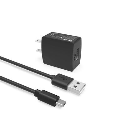 Cargador de CA USB C de 1,5 m compatible con Samsung Galaxy A03S A02s A01 SM-A025 SM-A037 SM-S134, adaptador de carga rápida de teléfono USB C, cable de alimentación