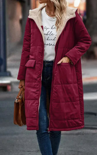Load image into Gallery viewer, Simple Stitch Hooded Jacket

