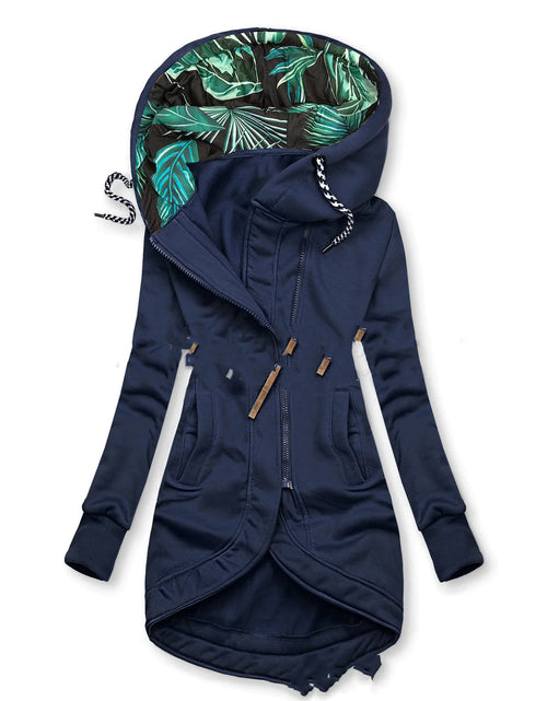 Load image into Gallery viewer, Solid Color Hooded Jacket
