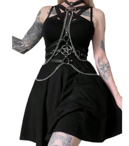 Metal Chain Belt for Dresses and Jeans - Versatile Design