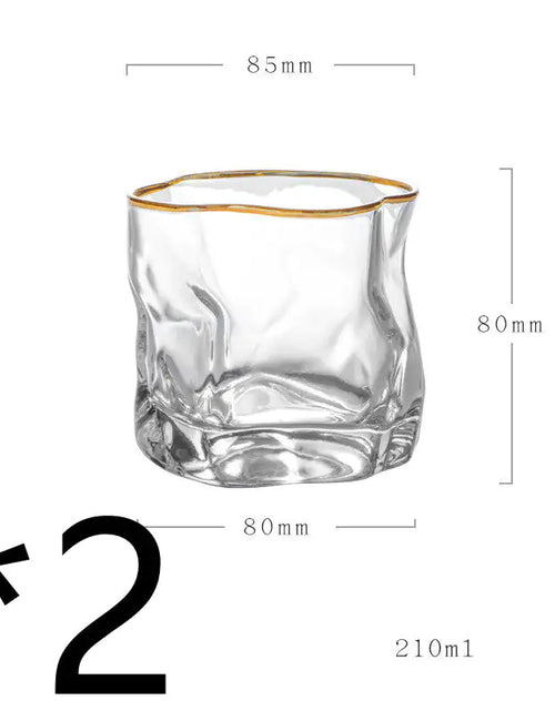 Load image into Gallery viewer, Unique Irregular-Shaped Whiskey Glass
