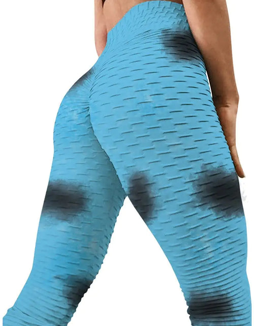 Load image into Gallery viewer, High Waist Tie-Dye Track Pants
