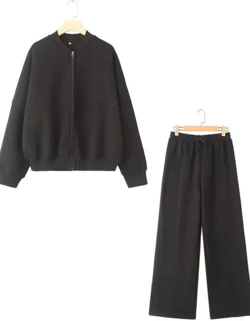 Load image into Gallery viewer, Zipper Bomber Jacket and Pants
