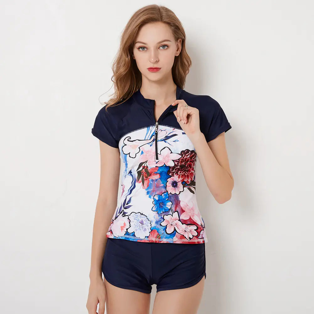 2019 Plus Size Women's Two-Piece Swimwear Set