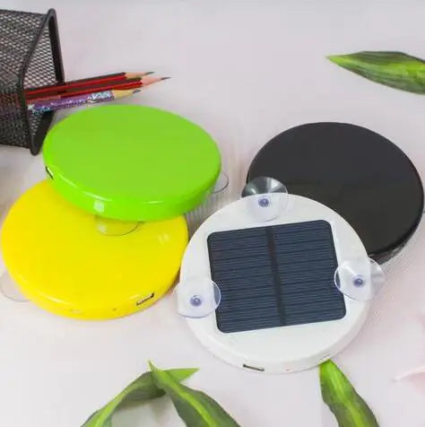Load image into Gallery viewer, Solar-Powered Mobile Charger with Suction Cup Mount
