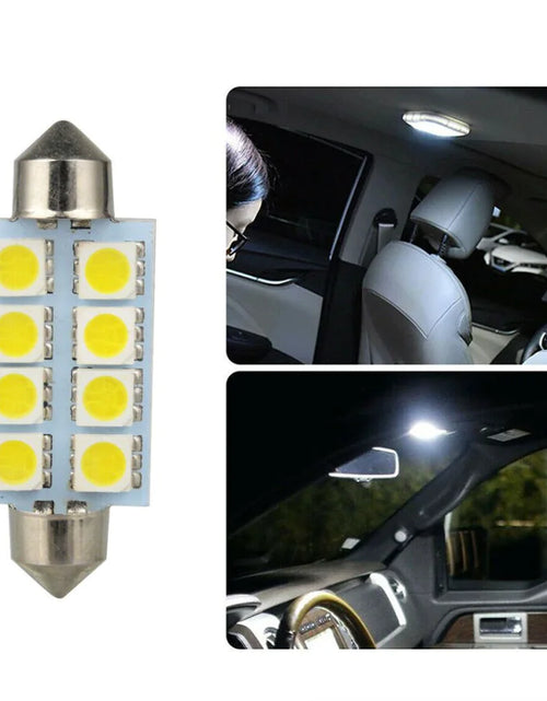 Cargar imagen en el visor de la galería, Kit de 14 luces LED interiores para coche T10 de 36 mm para techo, maletero y matrícula
