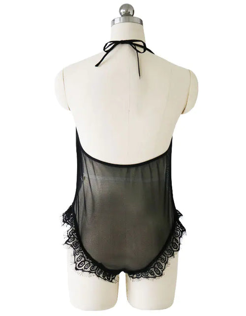 Cargar imagen en el visor de la galería, Lencería de encaje sexy para mujer, tallas grandes 5XL, camisón
