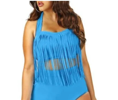 Load image into Gallery viewer, Women&#39;s Fringe Bikini Swimwear
