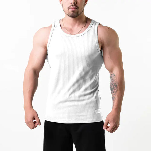 Load image into Gallery viewer, Cotton Men&#39;s Vest for Fashion Gym Exercise
