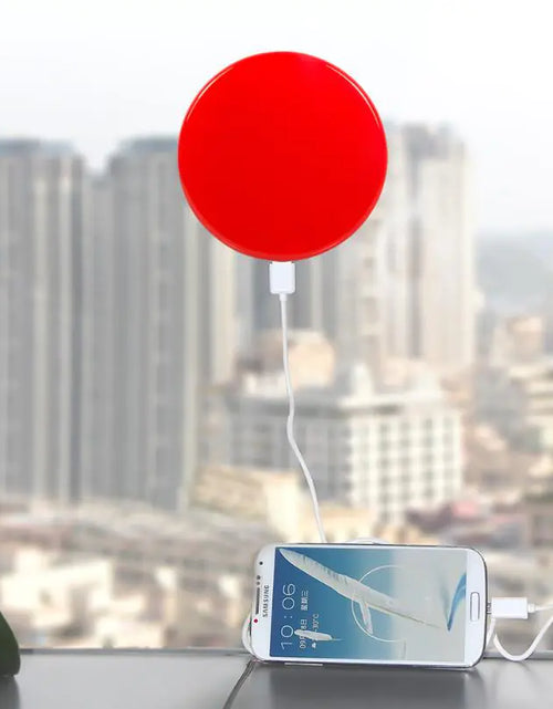 Load image into Gallery viewer, Solar-Powered Mobile Charger with Suction Cup Mount
