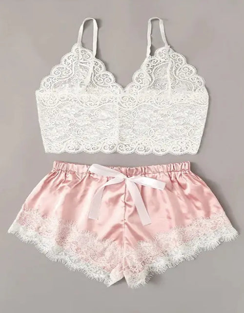 Load image into Gallery viewer, Lace Lingerie Set for Seductive Bedroom Wear
