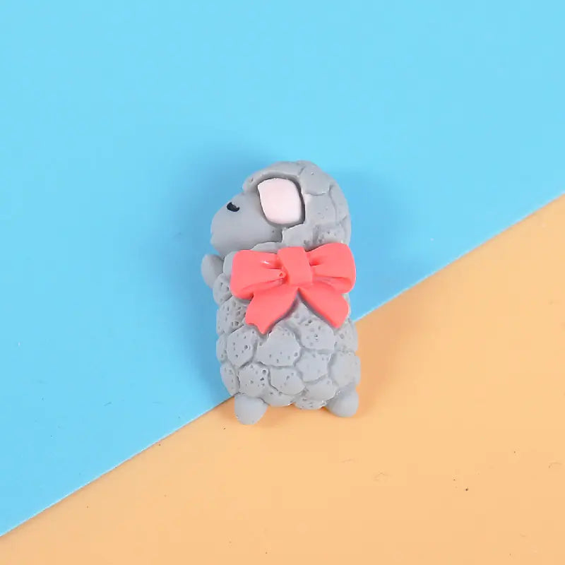Nouveaux accessoires de décoration de voiture en résine pour animaux de dessin animé pour coques de téléphone DIY