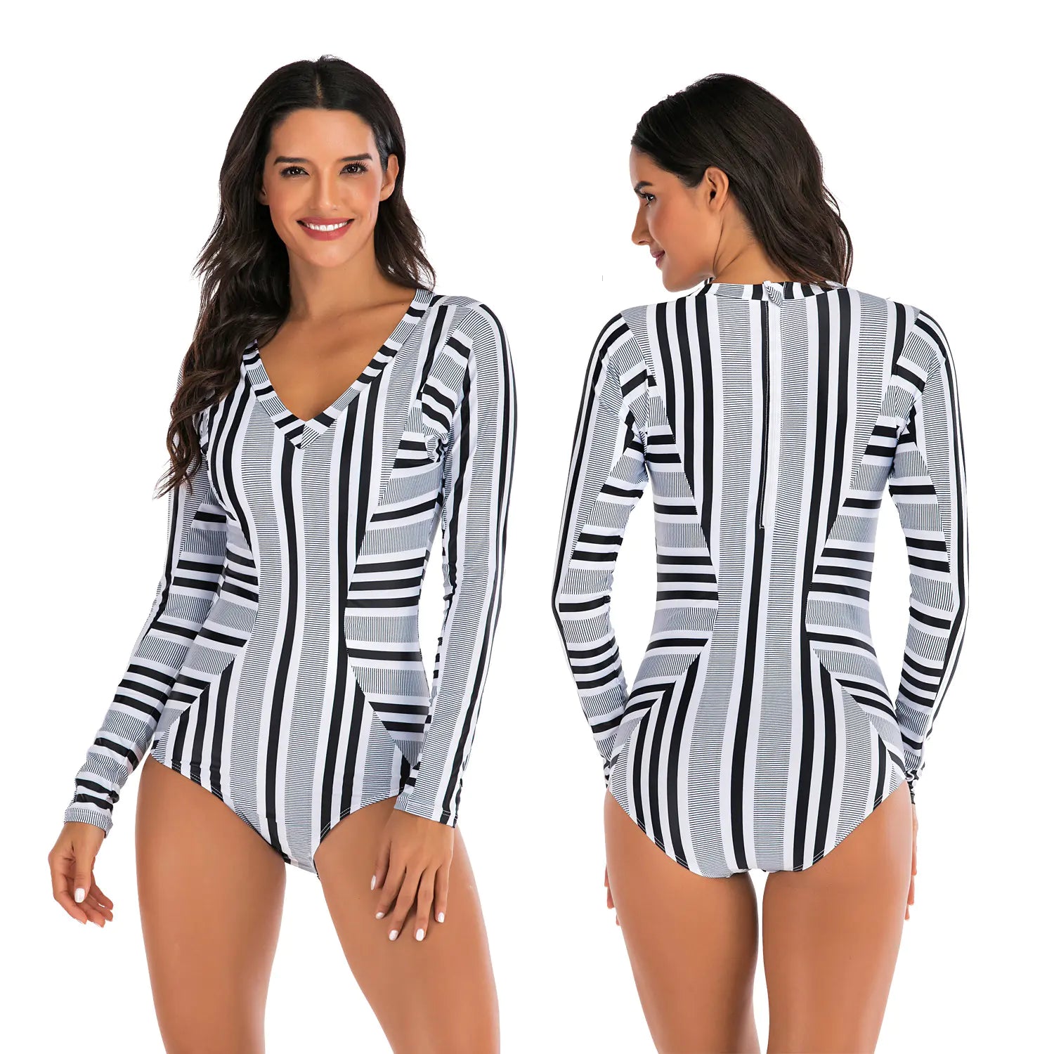 Long Sleeve Surf Suit, Women's Sunscreen Swimwear