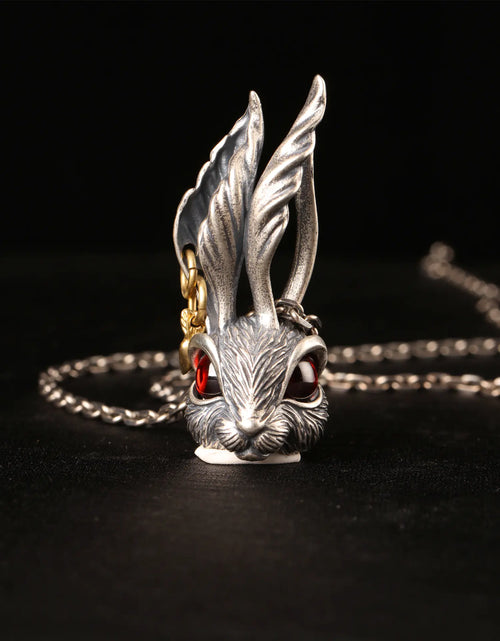 Load image into Gallery viewer, Cute Rabbit Necklace for Men and Women - Punk Rock Style
