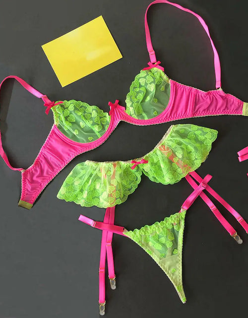 Load image into Gallery viewer, Transnational Source: Women's Lace Lingerie Set
