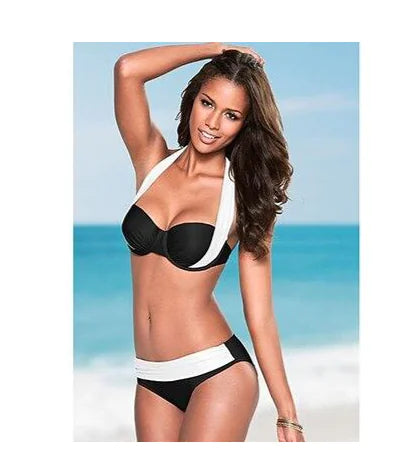 Load image into Gallery viewer, Bikini, Women&#39;s Swimsuit, Backless Swimwear
