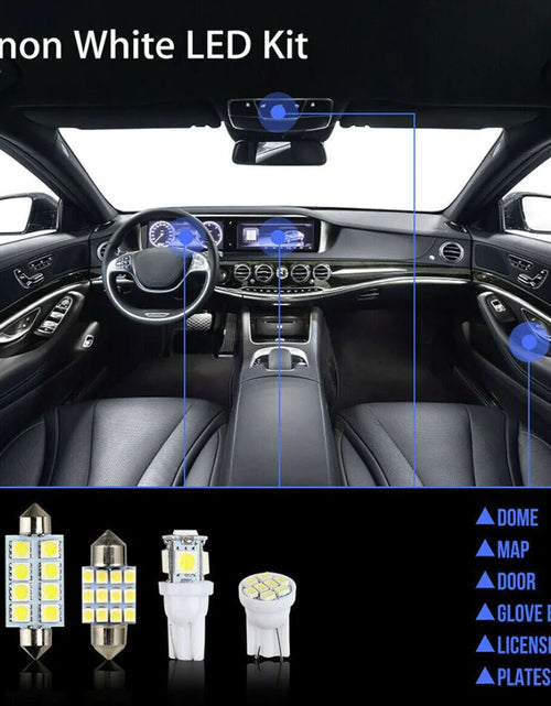 Cargar imagen en el visor de la galería, Kit de 14 luces LED interiores para coche T10 de 36 mm para techo, maletero y matrícula
