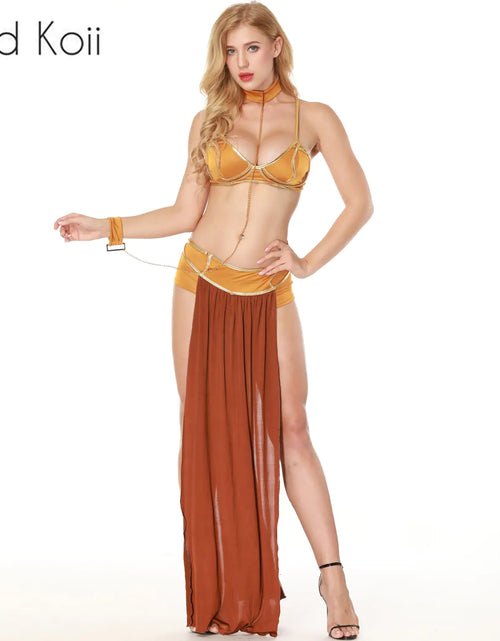 Load image into Gallery viewer, Sleepwear, Arabic Lingerie, Halloween Maxi Dress
