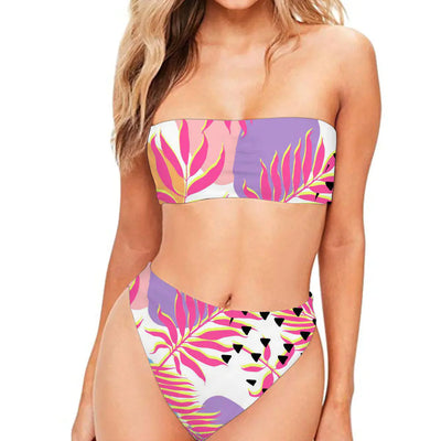 Strapless Two-Piece Sexy Bikini Swimwear