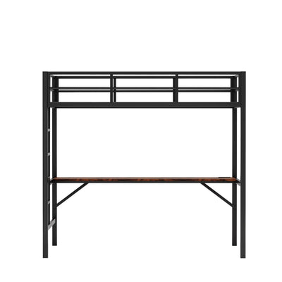 Cama alta de metal para uso doméstico
