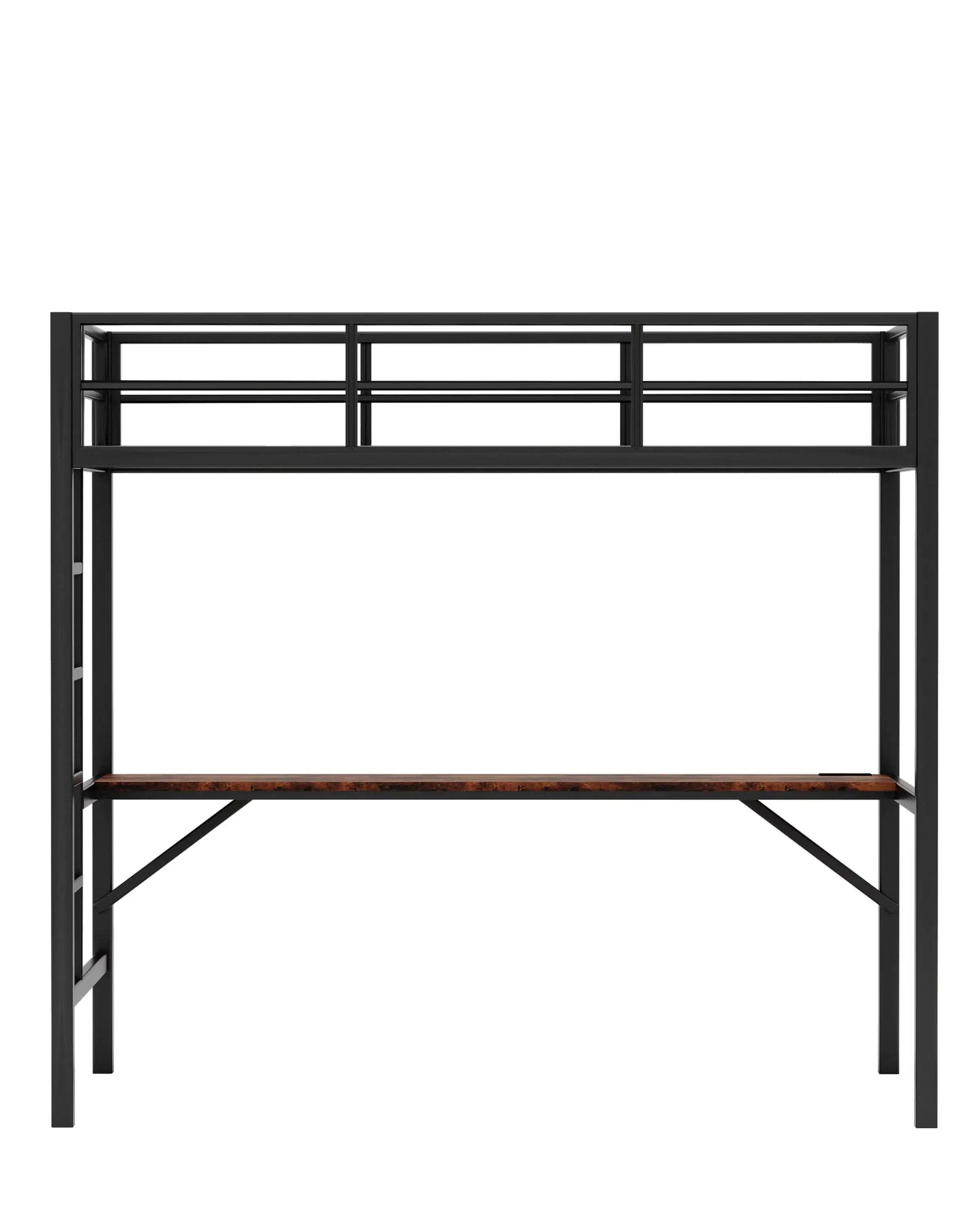 Cama alta de metal para uso doméstico