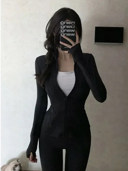 Veste de yoga en soie glacée