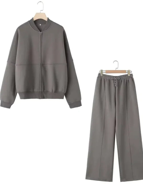 Load image into Gallery viewer, Zipper Bomber Jacket and Pants
