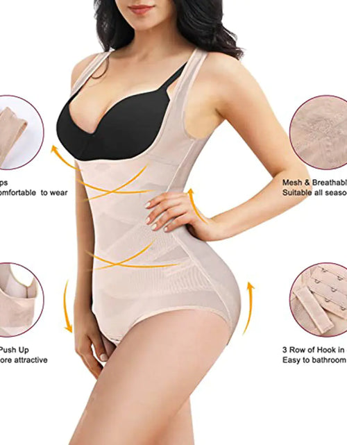 Cargar imagen en el visor de la galería, Faja corsé de encaje para moldear y controlar el cuerpo

