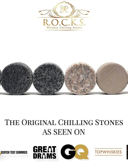 Load image into Gallery viewer, The Connoisseur&#39;s Set - Whiskey Stones &amp; Twist Glass Edition

