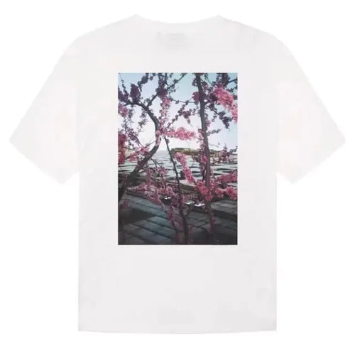 Load image into Gallery viewer, Double Line Floral Print Couple Graphic T-Shirts
