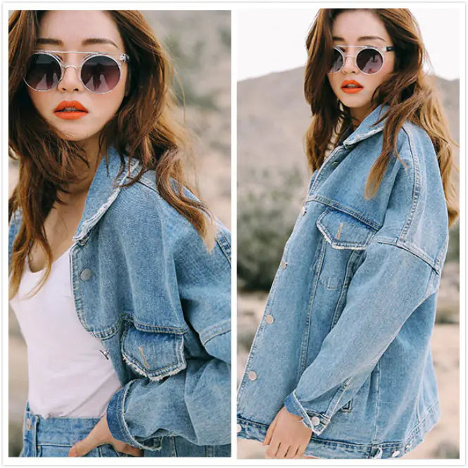 Mid-Length Denim Jacket
