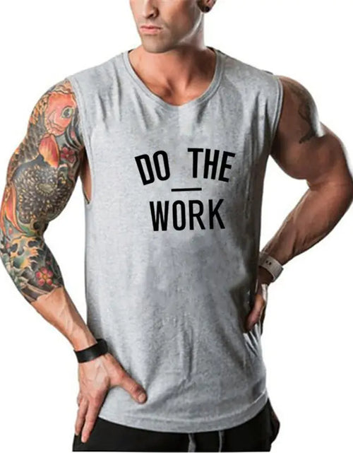 Load image into Gallery viewer, Breathable Casual Polyester Men&#39;s Gym Vest
