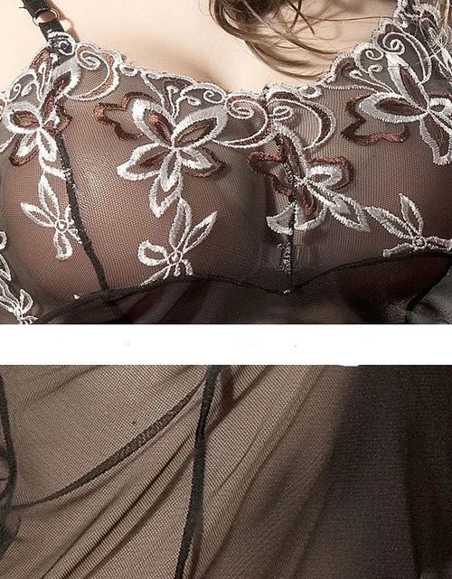 Charger l'image dans la visionneuse de galerie, Nuisette et ensemble de lingerie élégants et brodés
