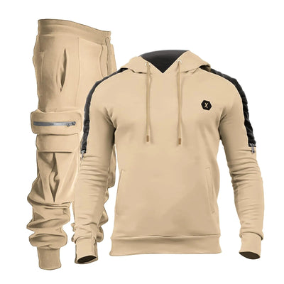 VoLIta Mens Tracksuit 2 Piece Hoodie Athletic Jogging Sweatsuits for Men Casual Sports Long Sleeve Pullover Suit Set