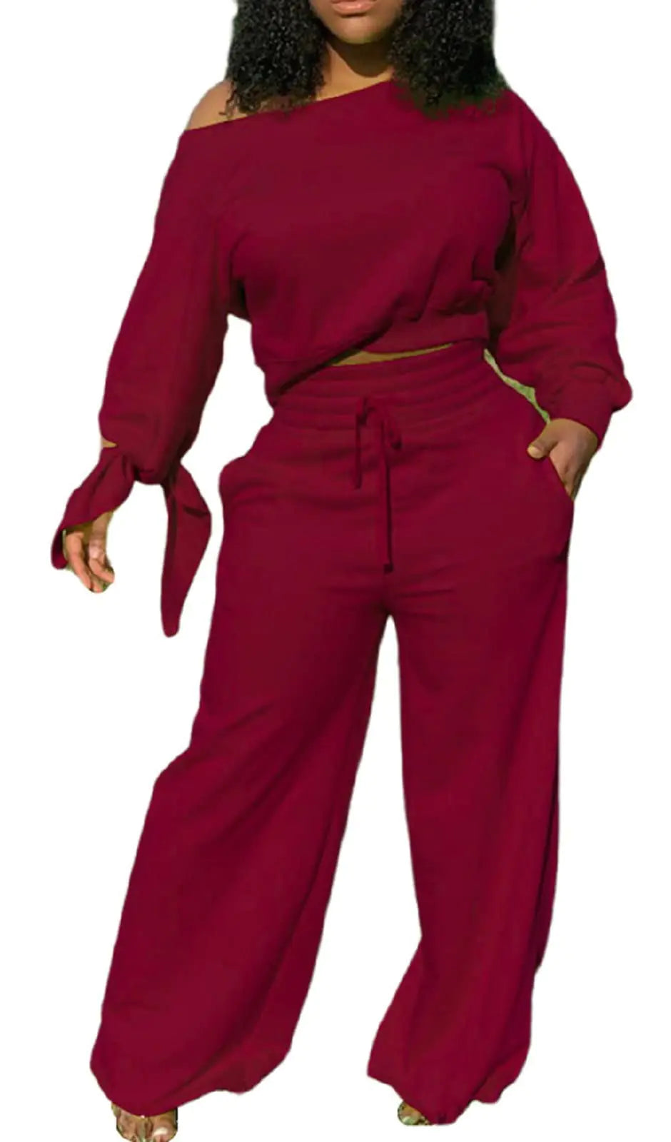 Yiershu Womens 2 Piece Jumpsuits Sexy Outfit Jogging Tracksuits Pullover Sweatpants Sweatsuits Jogger Workout Sets