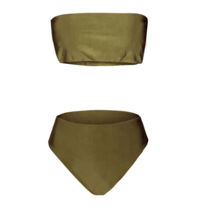 New Sexy Strapless High-Waisted Bikini Swimwear