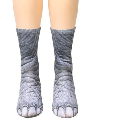 Chaussettes Sabots d'Animaux Imprimées en 3D (Chaussettes d'Animaux)