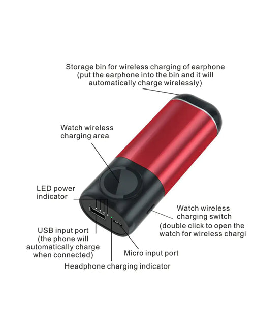 Cargar imagen en el visor de la galería, Cargador Inalámbrico Porta 3 en 1 para Apple Watch, Airpods y Teléfono
