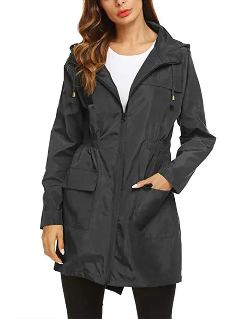 Load image into Gallery viewer, Lightweight Waterproof Hooded Outdoor Jacket
