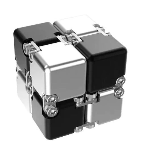 Load image into Gallery viewer, Metal Infinity Cube Stress Relief Toy
