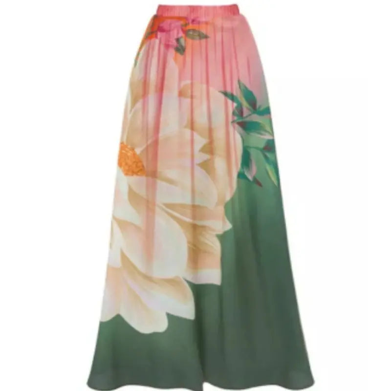 2024 Vintage Floral Print Women's Swimwear Set