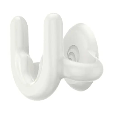 PopSockets PopMount 2: Multi-Surface Mount Wall Phone Mount Any Vertical Surface Phone and Tablet Holder White