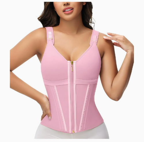 Load image into Gallery viewer, Mesh Waist Slimming Three-Breasted Shapewear Corset
