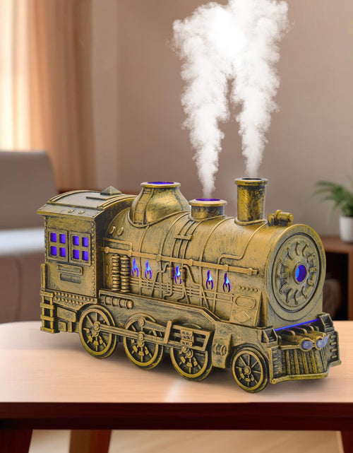 Load image into Gallery viewer, Train humidifier 300ml Train Diffuser for Bedroom Remote Control Aromatherapy Diffuser Ultrasonic Cool Mist Humidifier with 2 Lighting &amp; 2 Mist Modes Auto Shut-Off for Office Bedroom
