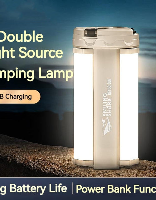 Load image into Gallery viewer, Rechargeable LED Camping Light with Multiple Lighting Modes and Battery Indicator
