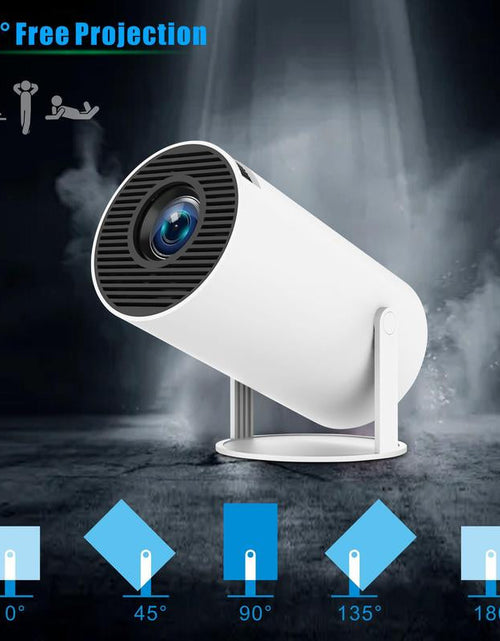 Charger l'image dans la visionneuse de galerie, Portable Projector, Projector with Remote Control, Android Wifi Bluetooth-Compatible Projector, Home Theater Projector for Outdoor, Office, Bedroom
