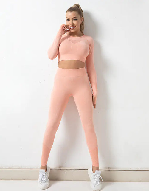 Load image into Gallery viewer, Seamless Breathable Knitted Sports Running Trousers
