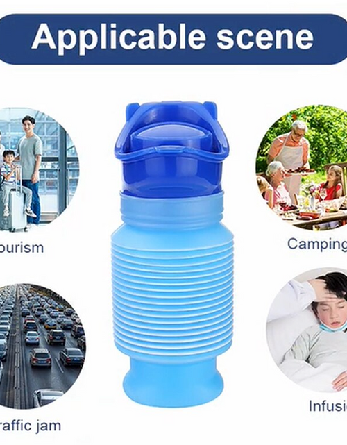 Load image into Gallery viewer, Male Female Portable Urinal Travel Camping Car Toilet Pee Bottle Emergency Kit
