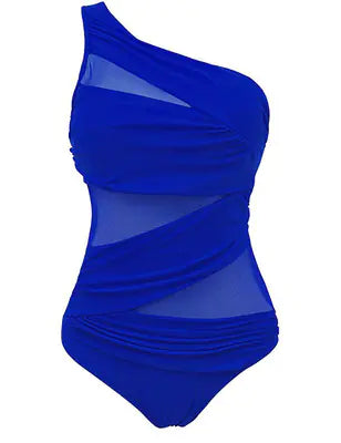 Plus Size Mesh Bikini Swimwear Set